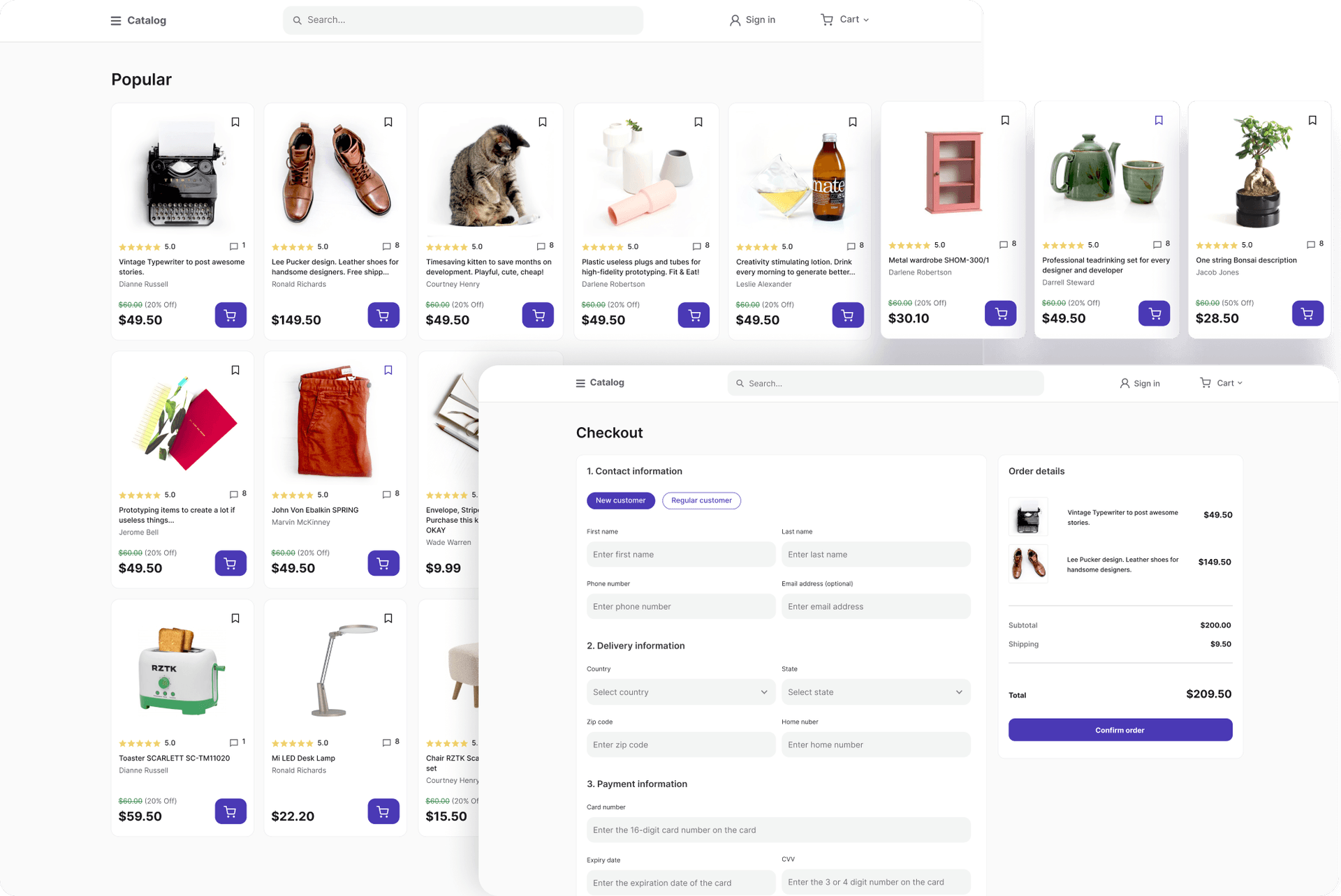 A Web-Based B2C Marketplace Platform