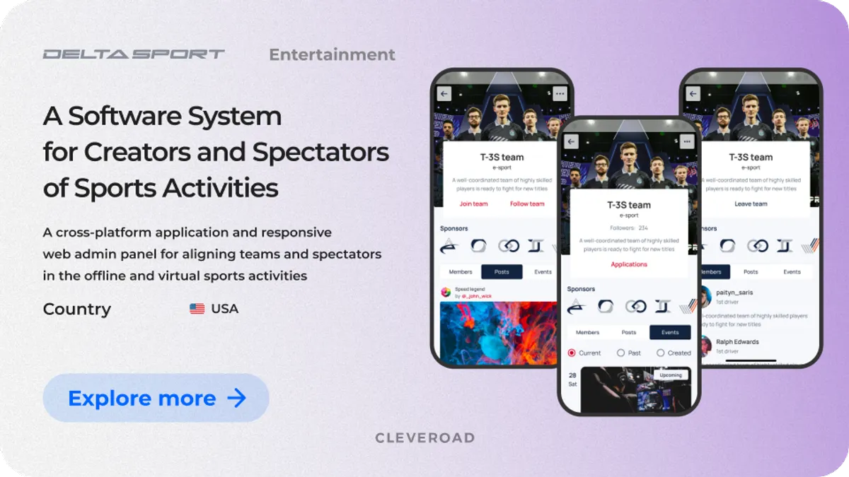 Flutter application by Cleveroad